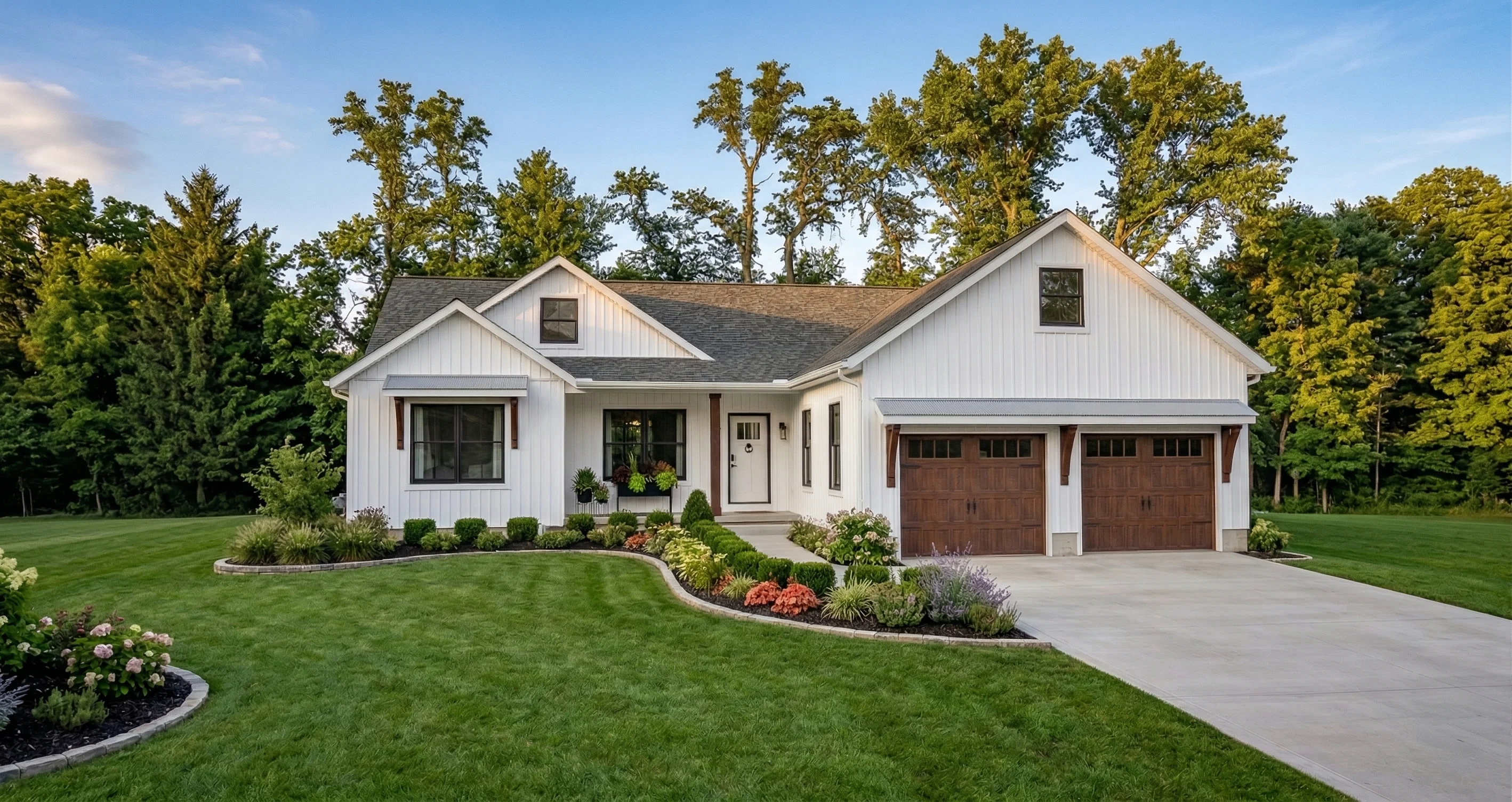 Modern modular home exterior